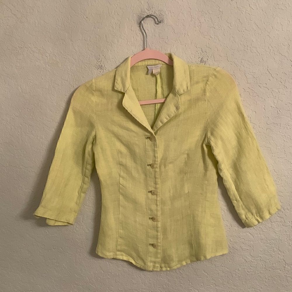 Zara Basic Linen Blazersize5